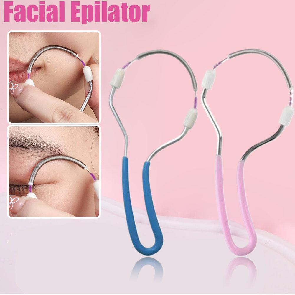 Facial Hair Remover Portable Spring (Pack Of 2)