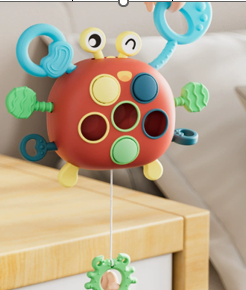 Crab Shaped Pull String Toy