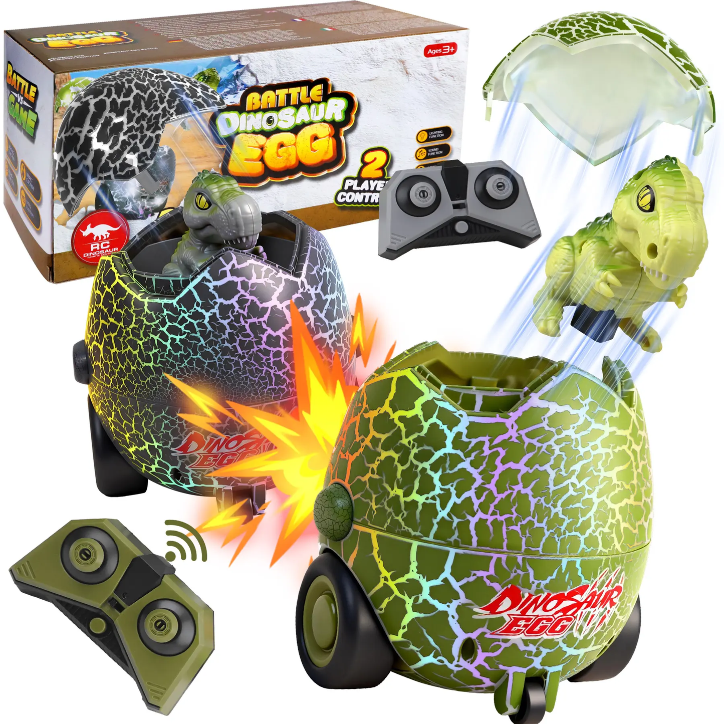 Remote Control Battle Dinosaur Egg