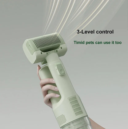 5-in-1 Cordless Pet Grooming Vacuum Brush