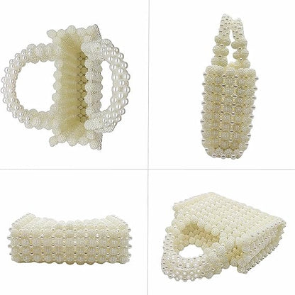 Luxury Pearl Beaded Hand Bag