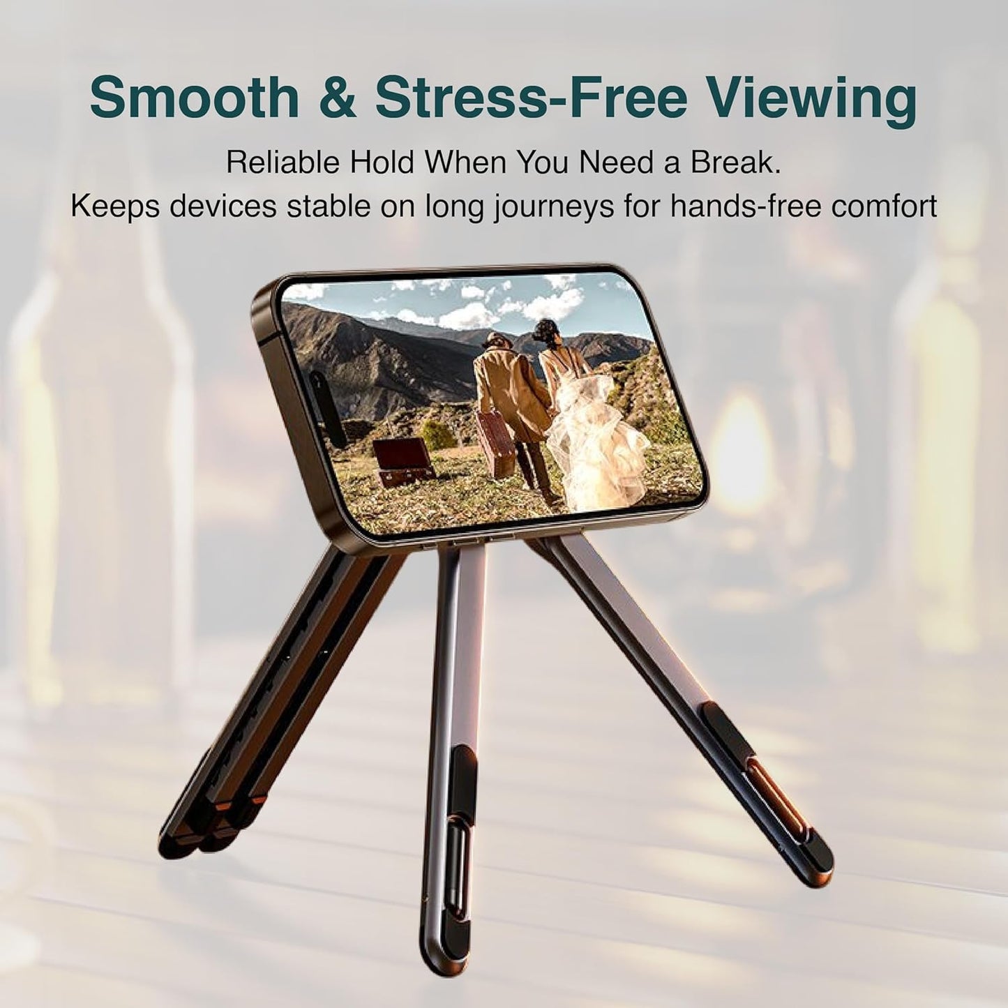 Foldable Magnetic Aluminium Phone Stand