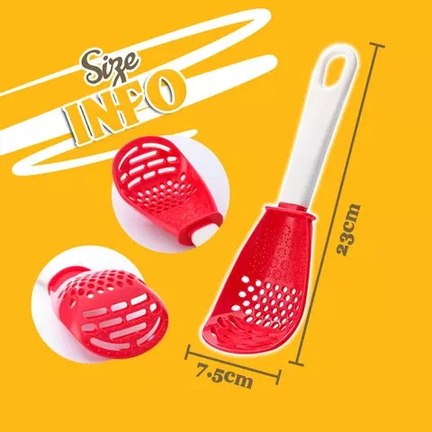 Potato Garlic Press Colander Spoon