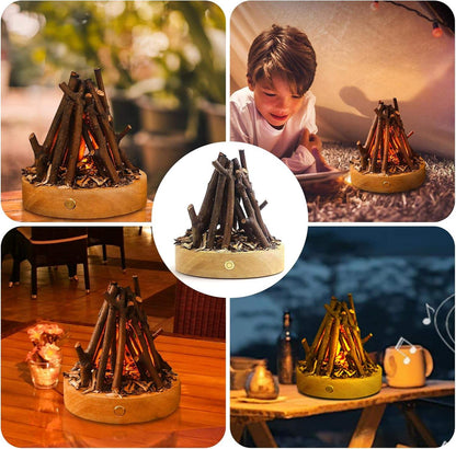 Little Campfire Night Table Lamp