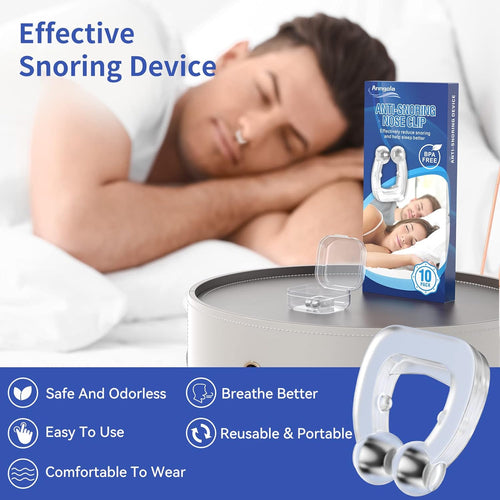 Anti Snoring Nose Clip Device for Men Women