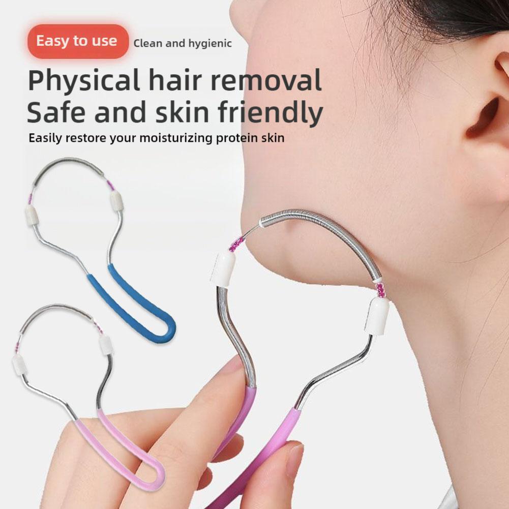 Facial Hair Remover Portable Spring (Pack Of 2)