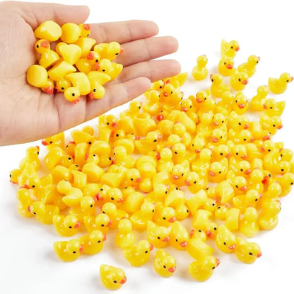 Miniature Resin Ducks (Pack Of 10)