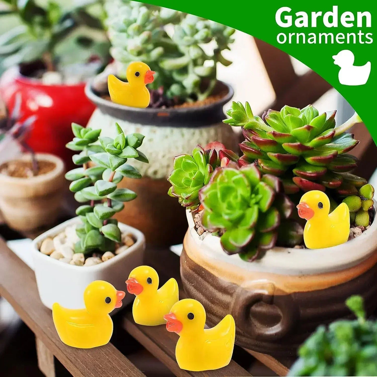 Miniature Resin Ducks (Pack Of 10)