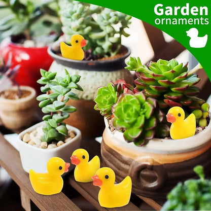 Miniature Resin Ducks (Pack Of 10)