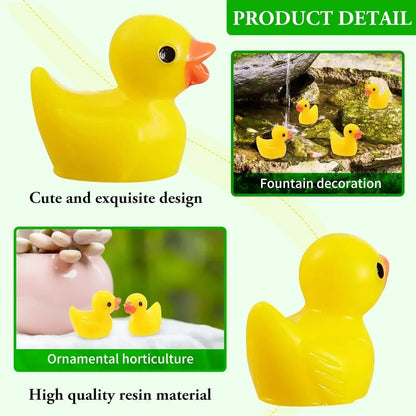 Miniature Resin Ducks (Pack Of 10)