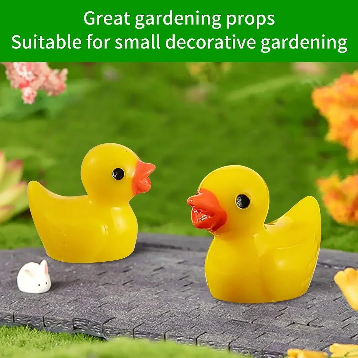Miniature Resin Ducks (Pack Of 10)