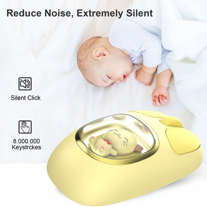 Cute Cartoon LED Wireless Mouse