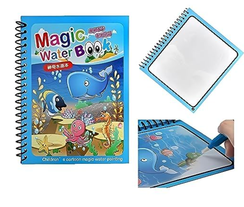 Magic Water Colouring Book