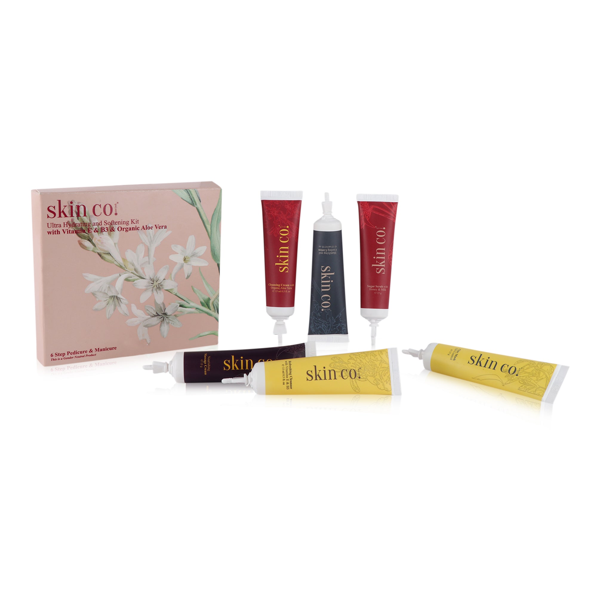 Skin Co. Nyc Ultra Hydrating And Softening Pedicure Manicure Spa Kit
