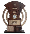 Wooden Calendar With Clock For Lifetime Life Time Calendar Table Ca...