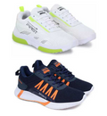 Sports Shoes For Men White Blue, 6 Pack Of 2