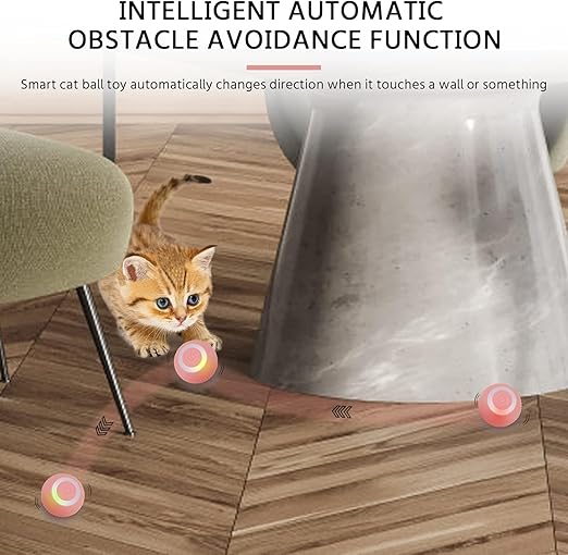Cat Toy Ball Intelligent Funny Cat Ball 360 Degree Pack Of - 1