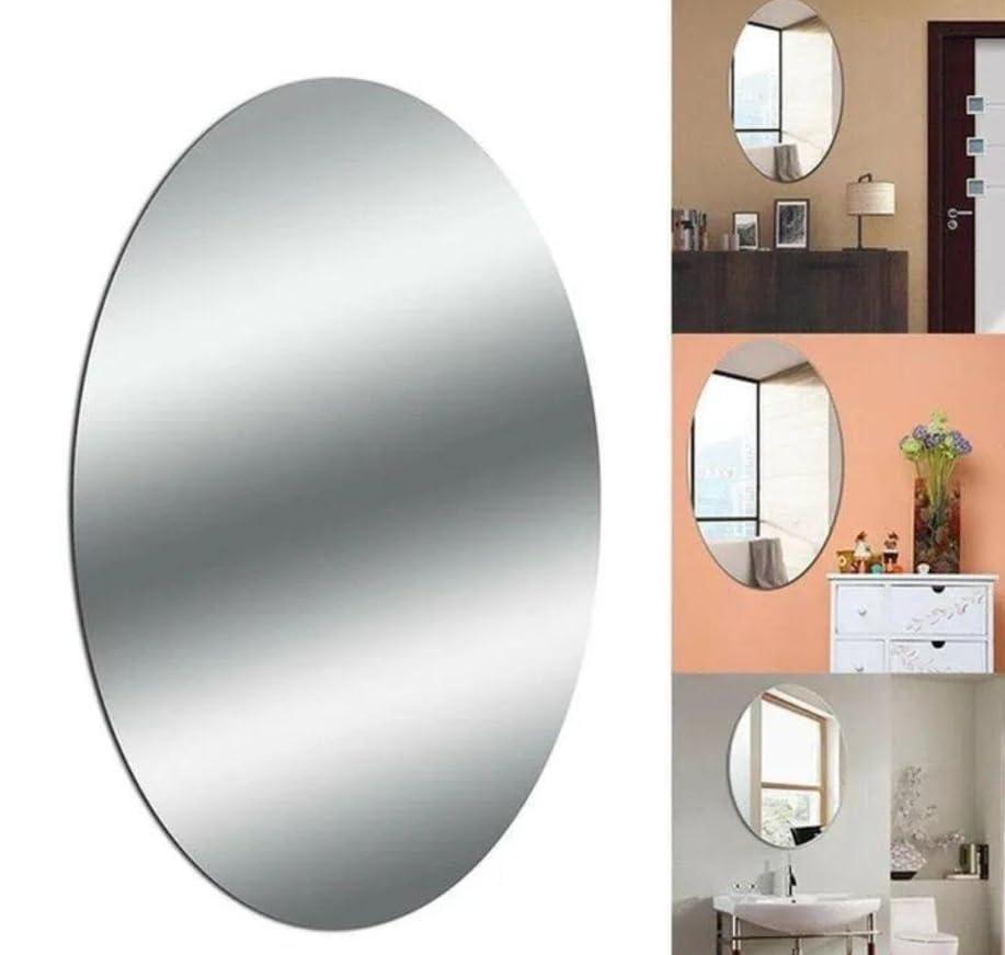 Combo Of Oval Shape Square Shape Mirror Pack Of 2