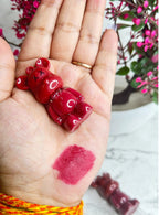Lip Tint, Bear Keychain Long Lasting Creamy Texture Matte Lipstick ...