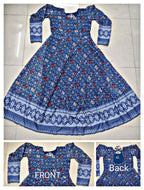 Stylish Fancy Trendy Printed Georgette Gown For Women For Party Wed...