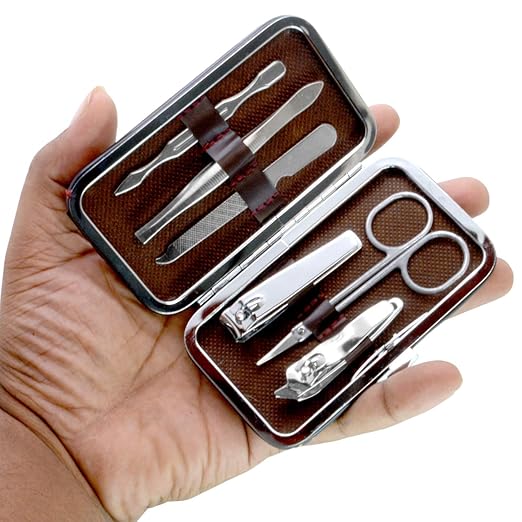 Sj 6 In 1 Nail Art Clipper Pedicure Manicure Tweezer Cutter Earpick...