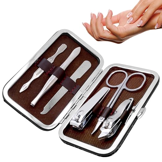 Sj 6 In 1 Nail Art Clipper Pedicure Manicure Tweezer Cutter Earpick...