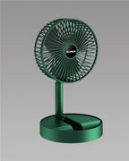 Portable Folding Fan, Rechargeable Standing Pedestal Usb Fan, 3 Spe...