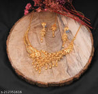 New Tready Golden Jewellery Set For Women