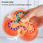 Magic Bean Brain Teaser Finger Spinner Toy Hand Spinner Stress Anxi...