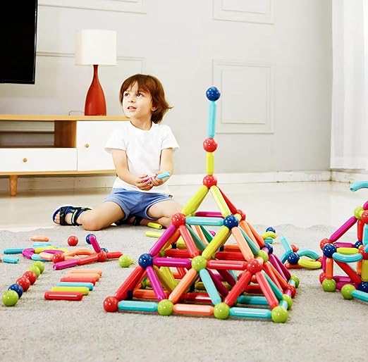Magnetic Sticks Building Blocks For Kids –puzzle Games For Kids, St...