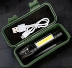 Pocket Size Mini Portable Xpe Cob Led Tactical Flashlight