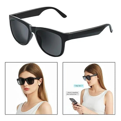 Women's Wireless Bluetooth Sunglasses Open Ear Music Hands-free Cal...