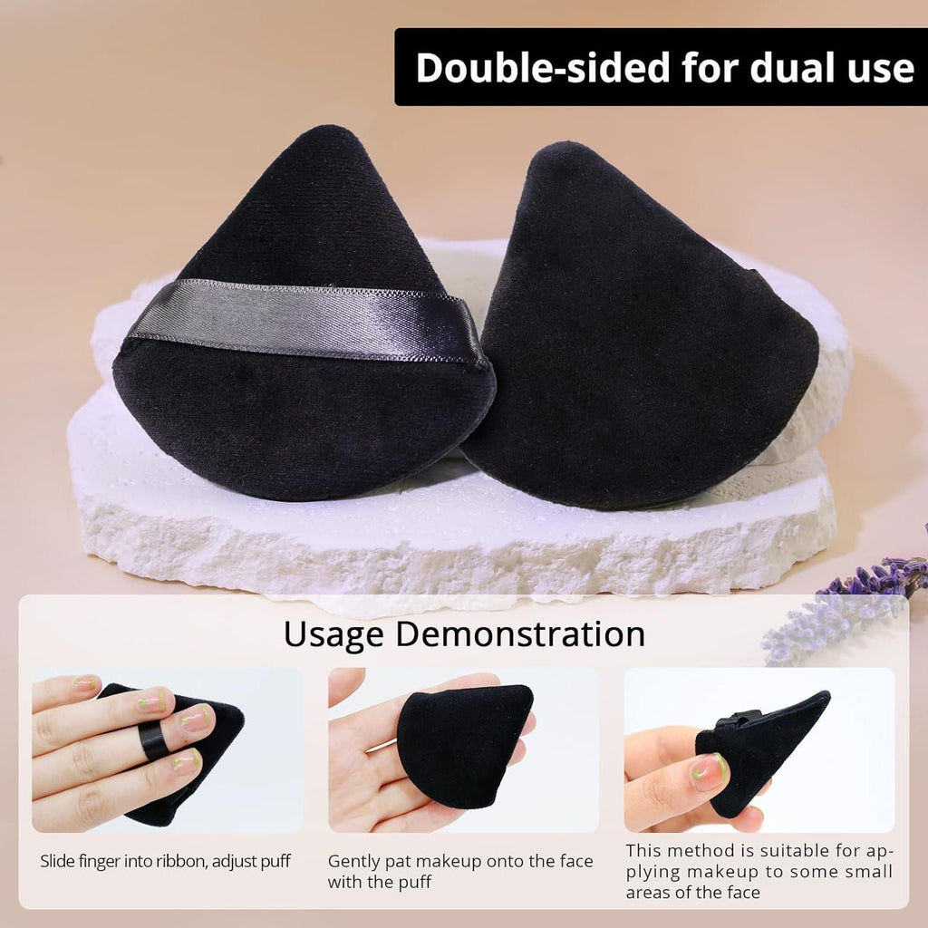 Triangle Powder Puffs For Face Powder Makeup Puff For Loose Pack Of 1