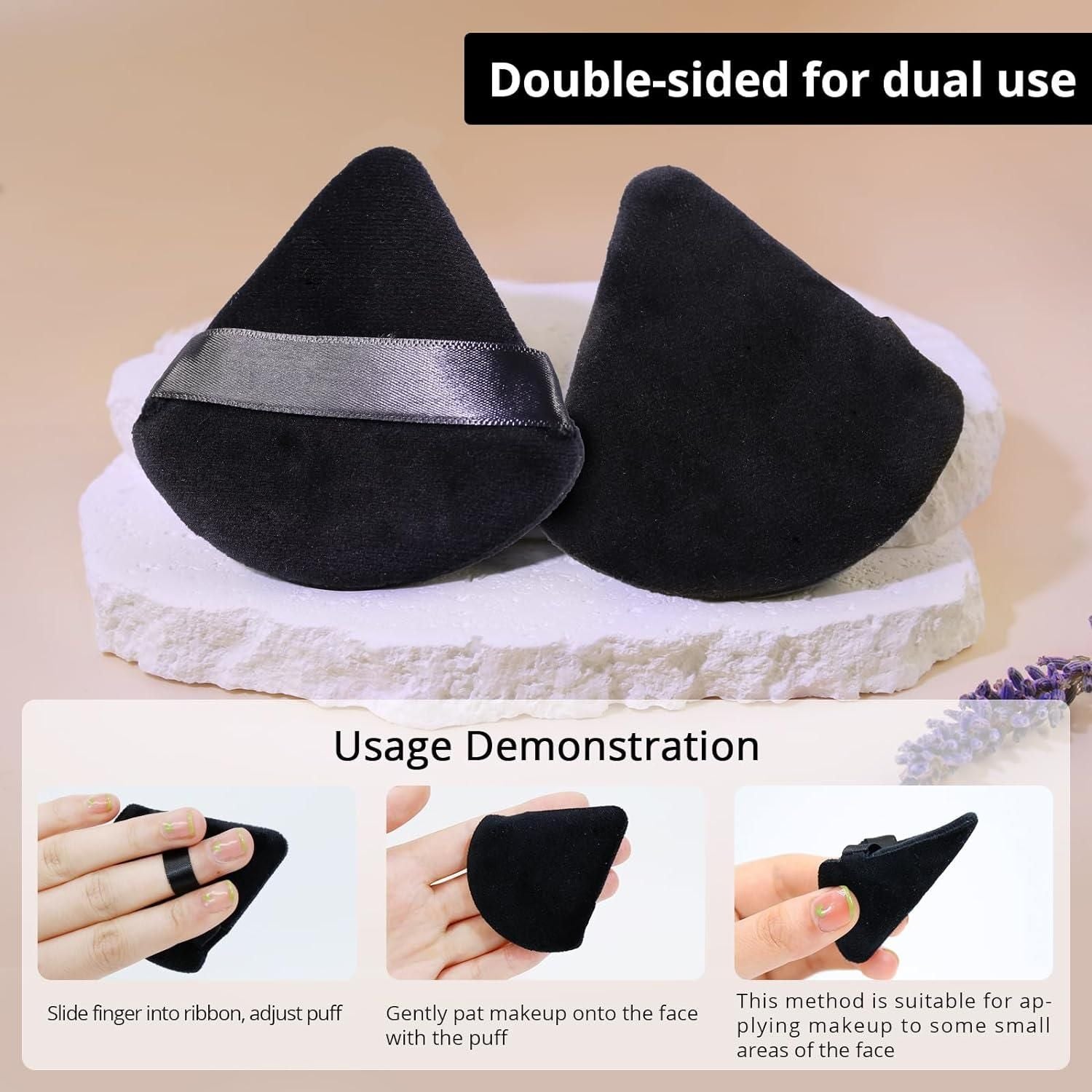 Triangle Powder Puffs For Face Powder Makeup Puff For Loose Pack Of 1