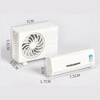 Miniature Ac Design Solar-powered Car Air Freshener Diffuser