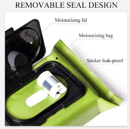 Avocado Makeup Remover Wipes 60 Pcs