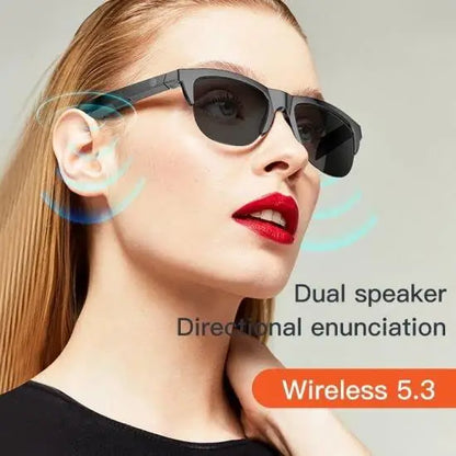 Women's Wireless Bluetooth Sunglasses Open Ear Music Hands-free Cal...