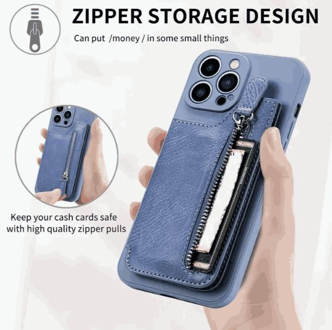 Multi-functional Silicone Stick Wallet Case Mobile Cover