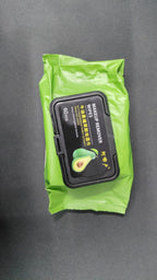 Avocado Makeup Remover Wipes 60 Pcs