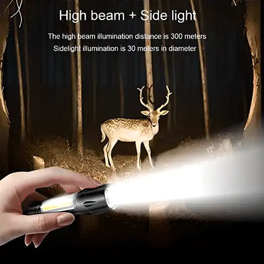 Pocket Size Mini Portable Xpe Cob Led Tactical Flashlight