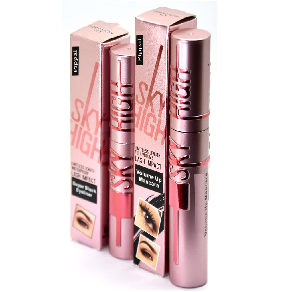 Pippal Sky High Eyeliner 1 Pcs With Mascara Ultra Volume Up Volumiz...