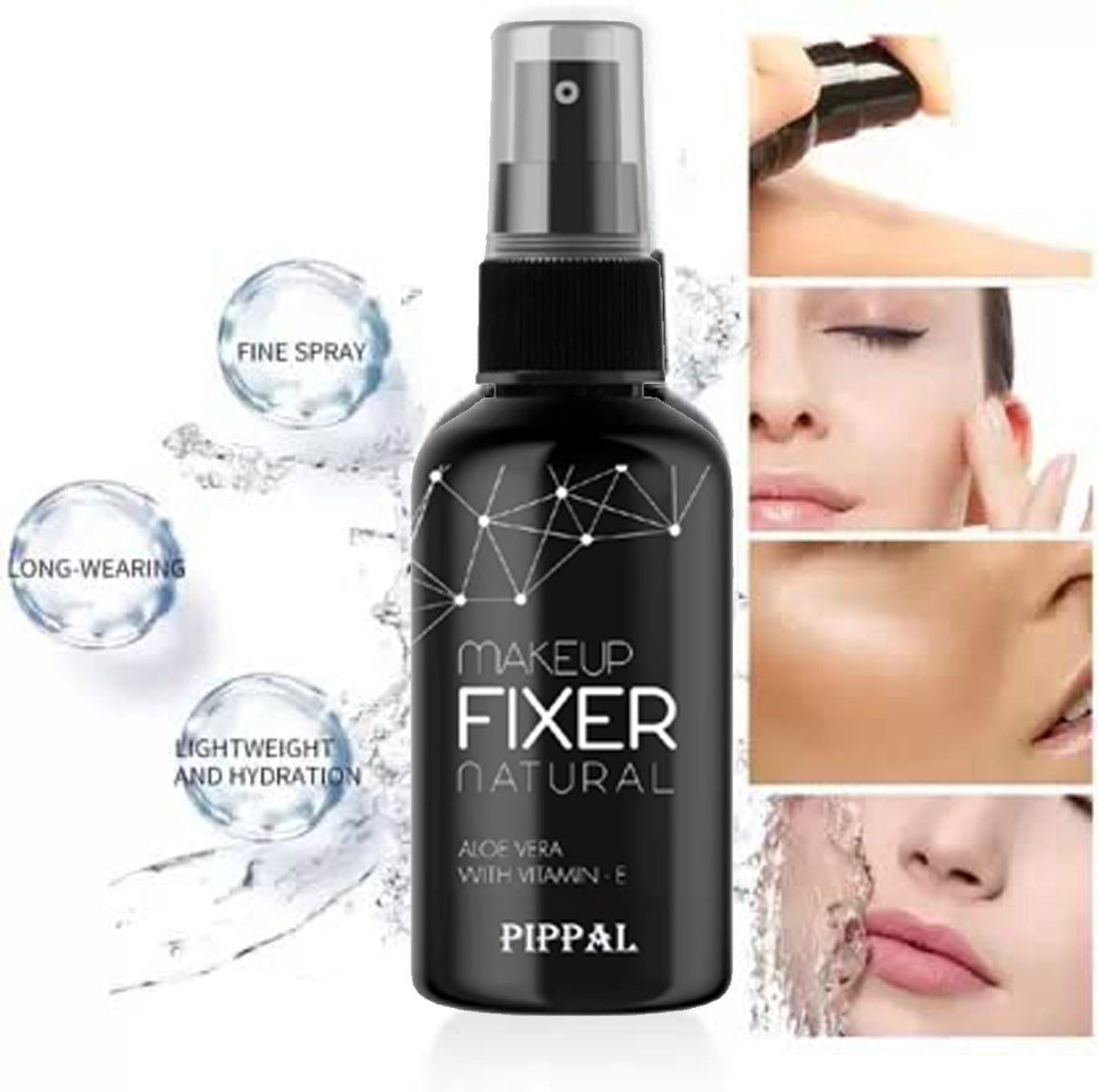 Pippal Beauty Makeup Fixer Natural Dewy Finish With Vitamin E And A...