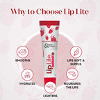 Lip Lite Strawberry Moisturising Lip Balm 15g Pack Of 8