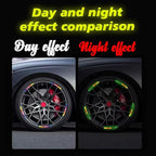 Reflective Car Wheel Decorative Stripe Stickers, Night Safety Warni...