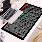 Quick Key Super Large Anti-slip Keyboard Pad - With Office Software...