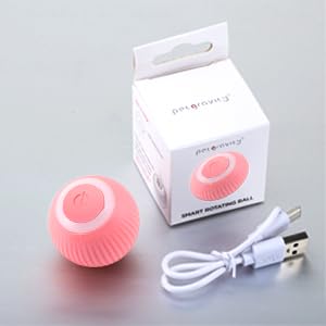 Automatic 360° Self-rotating Cat Ball Toy - Usb Rechargeable Led Pe...
