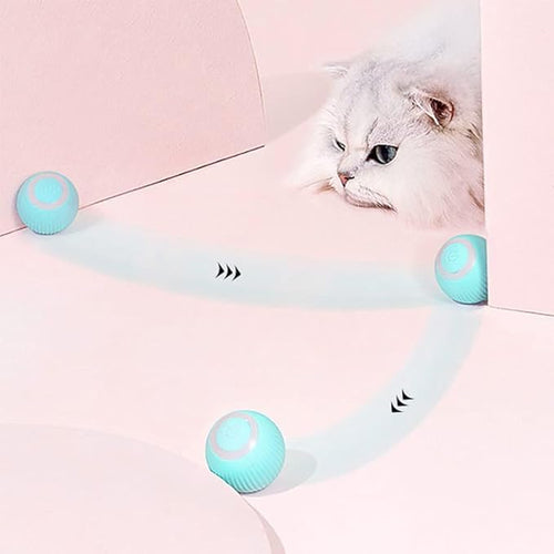 Automatic 360° Self-rotating Cat Ball Toy - Usb Rechargeable Led Pe...