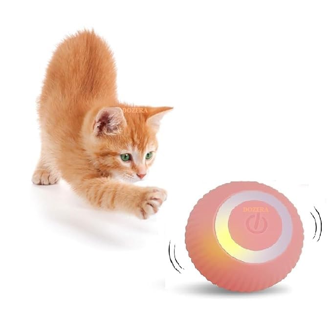 Automatic 360° Self-rotating Cat Ball Toy - Usb Rechargeable Led Pe...