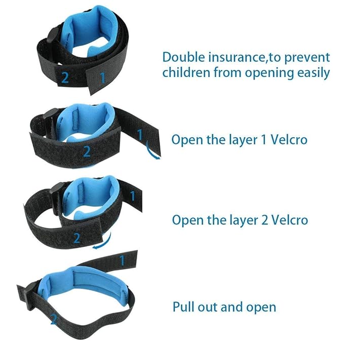 Anti Lost Wrist Link With Lock And Key For Baby Safety, Best Safety...