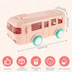 Contemporary 2-in-1 Toy Bus For Kids With Water Bottle,bus Shaped W...